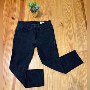 IMOGENE AND WILLIE The Imogene Slim Jeans Washed Black Women 25 Cropped Stretch